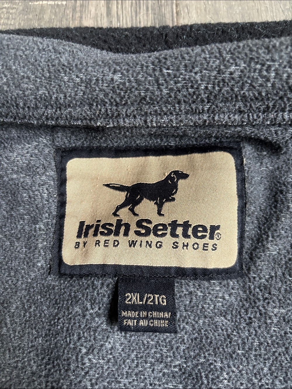Irish Setter Black Wing Heather Fleece 2XL Jacket Hunting Heavy FullZip UltraDry - Picture 8 of 11